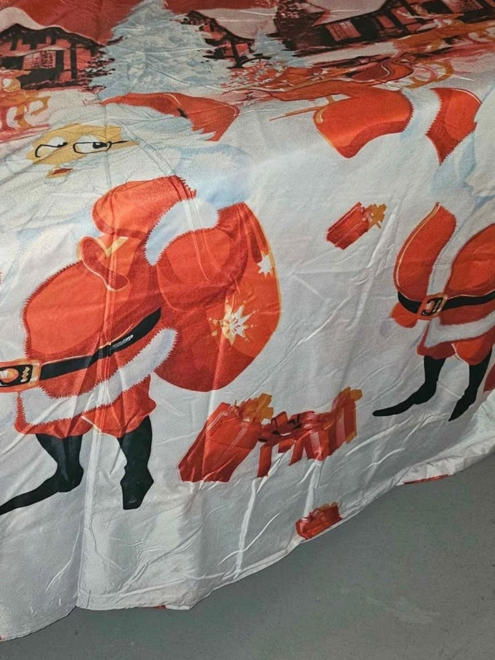 Festive Santa Print Holiday